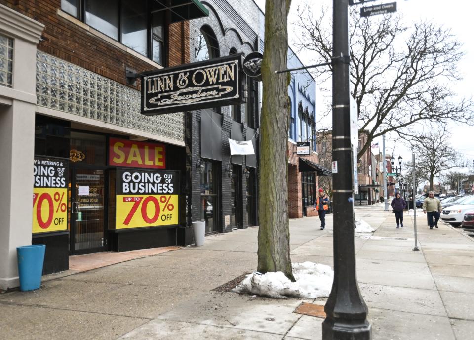 Linn & Owen Jewelers in downtown Lansing, pictured Wednesday, Jan. 31, 2024.