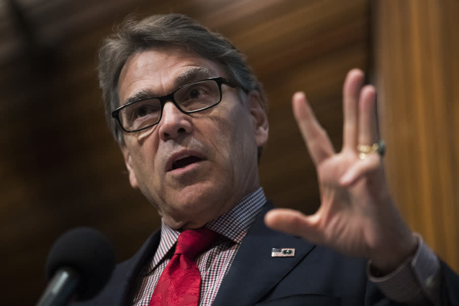 Energy Secretary Rick Perry said fossil fuels can help stop sexual assault — no, seriously, he said that