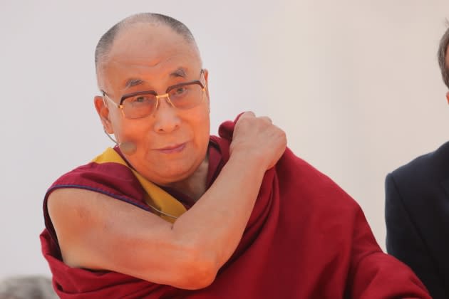 Dalai Lama visit Taormina - Credit: Gabriele Maricchiolo/NurPhoto/Getty Images