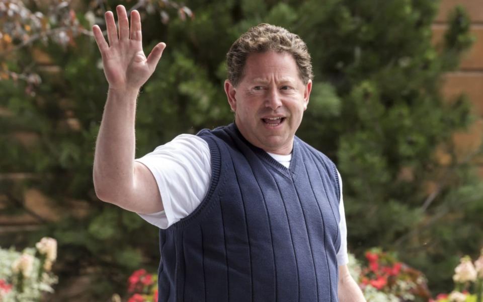 Bobby Kotick hammered out a $69bn takeover deal with Microsoft over Christmas - David Paul Morris/Bloomberg 