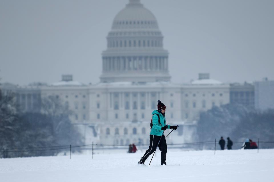 US Capitol on 23rd day of government shutdown, Washington, DC, Jan. 13, 2019.