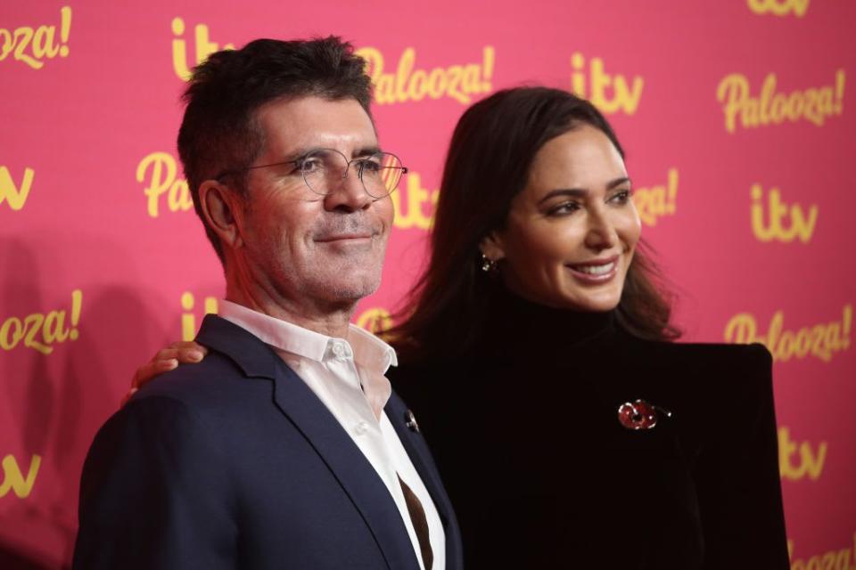 Simon Cowell and Lauren Silverman attend the ITV Palooza 2019 at The Royal Festival Hall