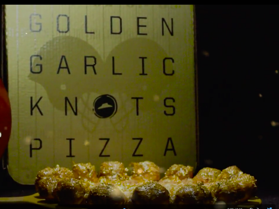 Pizza Hut golden pizza