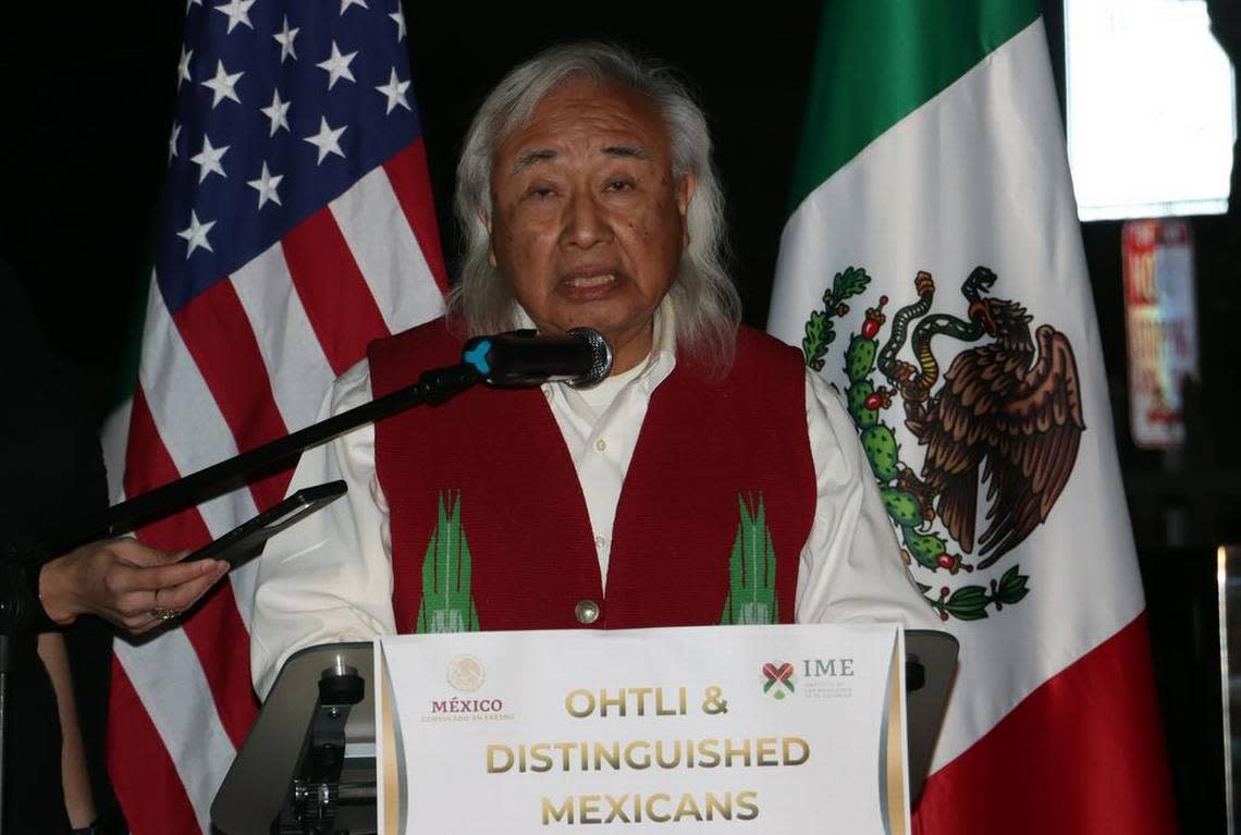 Radio Bilingüe founder/executive director Hugo Morales was given the Distinguished Mexicans Abroad Award during a Nov. 18, 2022 ceremony at the Mexican Consulate in Fresno.
