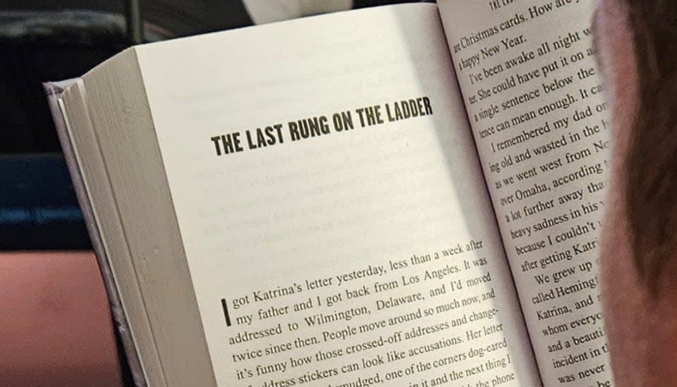 Stafford adapted Stephen King's short story, The Last Rung on the Ladder, for the screen. 