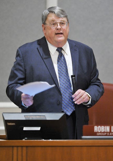 Robin Lumb speaks during his time on Jacksonville City Council.