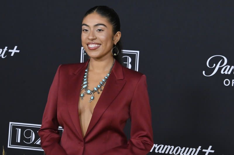 Aminah Nieves attends the premiere of Paramount+'s western drama TV series "1923" at Hollywood American Legion Post 43 in Los Angeles in 2022. File Photo by Jim Ruymen/UPI