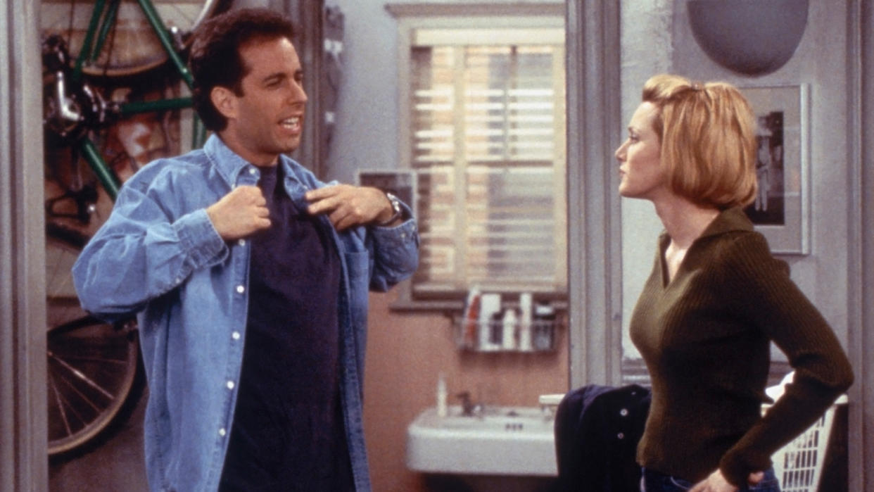 Angela Featherstone acting in 'Seinfeld' in 1998 (Photo: Getty)