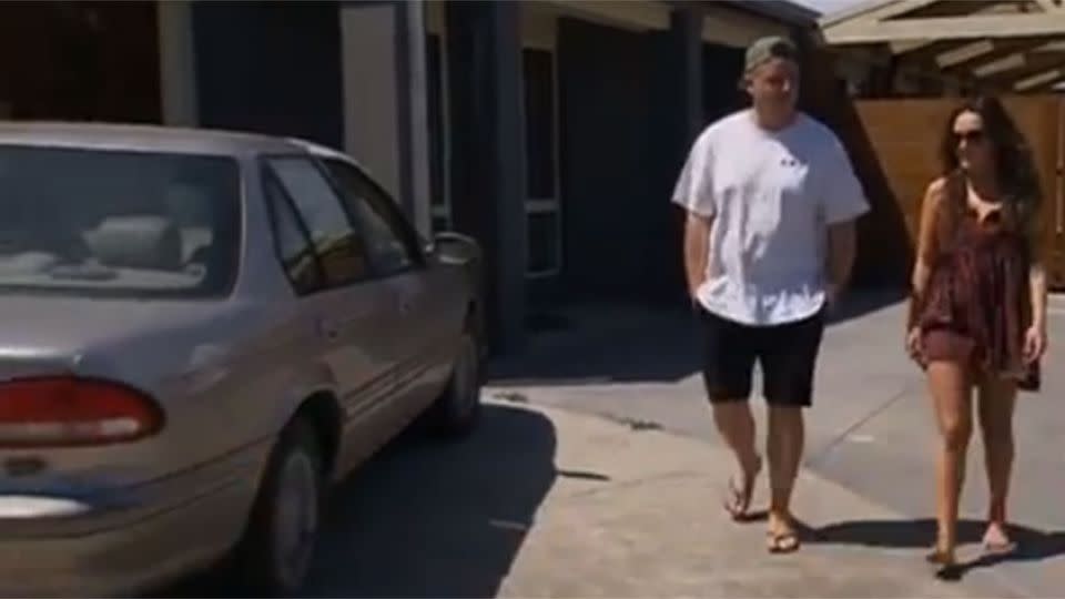 Housemates Jamie Bailey and Kaila Battams awoke to find an intruder in their home who wanted to steal a car. Photo: 7News