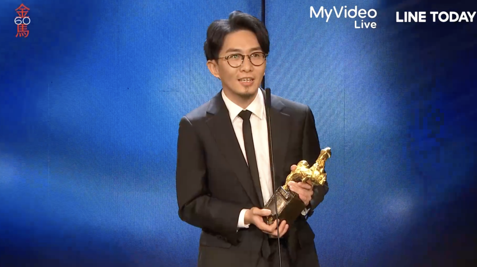 導演卓亦謙憑《年少日記》奪第60屆金馬獎「最佳新導演」