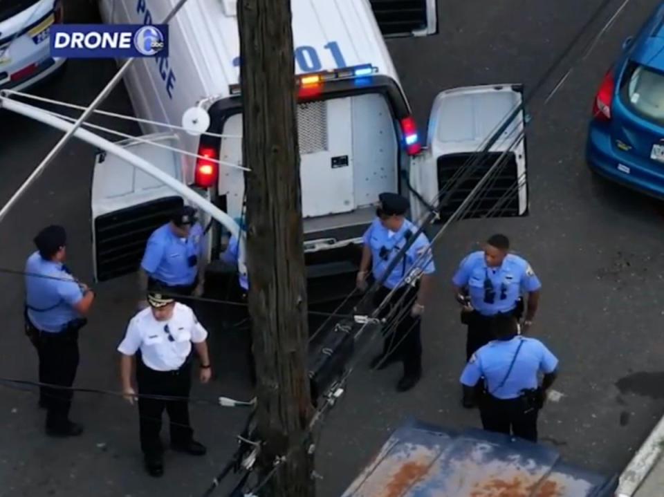 Three men were killed during a shooting at a Philadelphia basketball court on Friday night (ABC News)