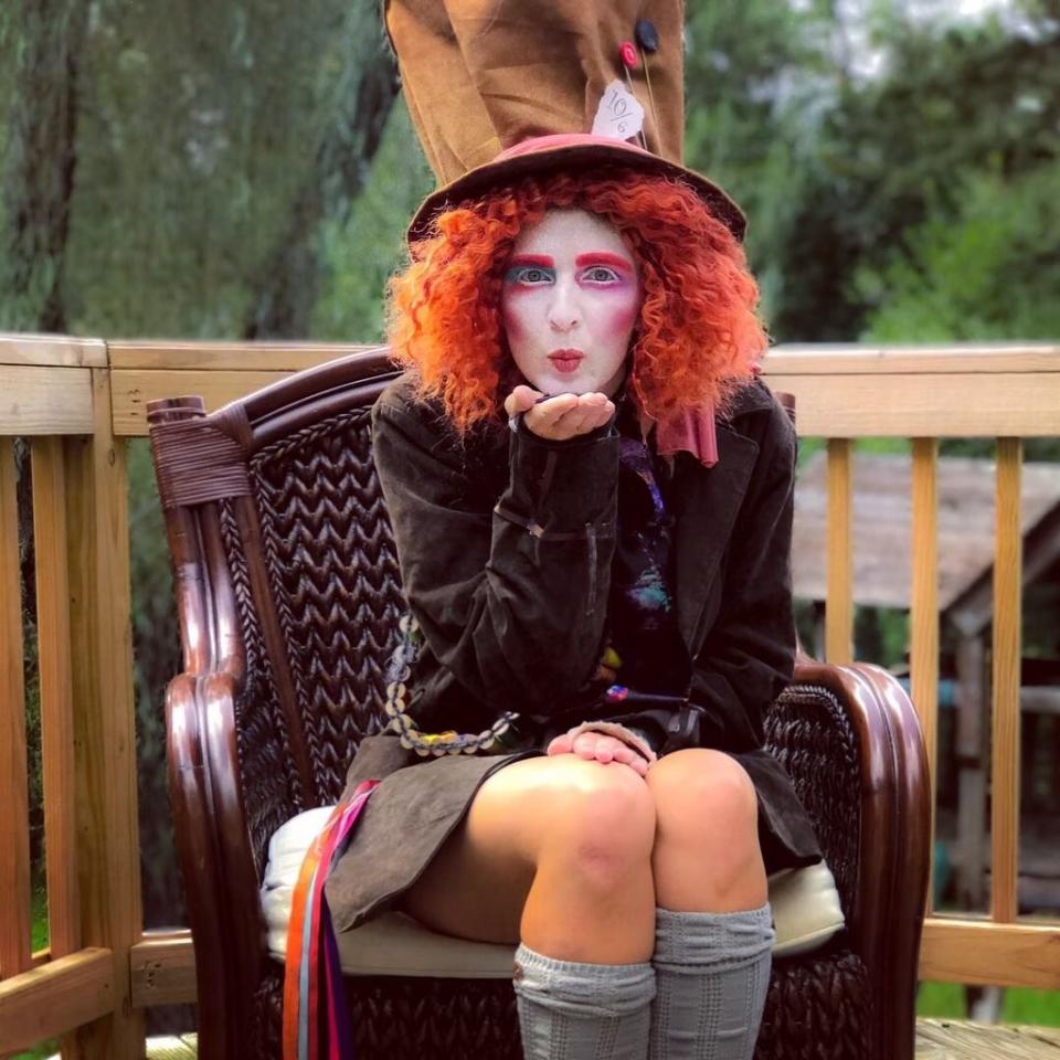 halloween makeup mad hatter