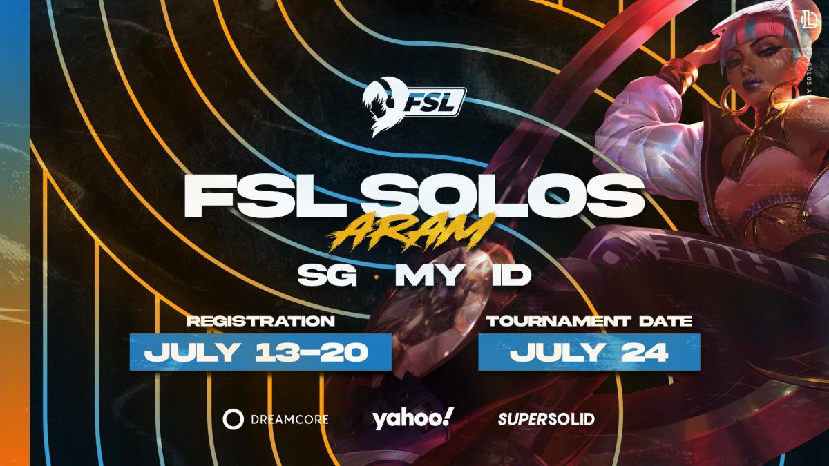 Weekly esports guide FSL LoL ARAM, Red Bull MEO Singapore qualifiers