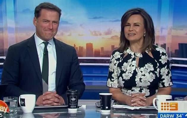 She appeared to take a swipe at former co-host Karl by admitting she doesn’t work well around ‘big egos’. Photo: Channel Nine