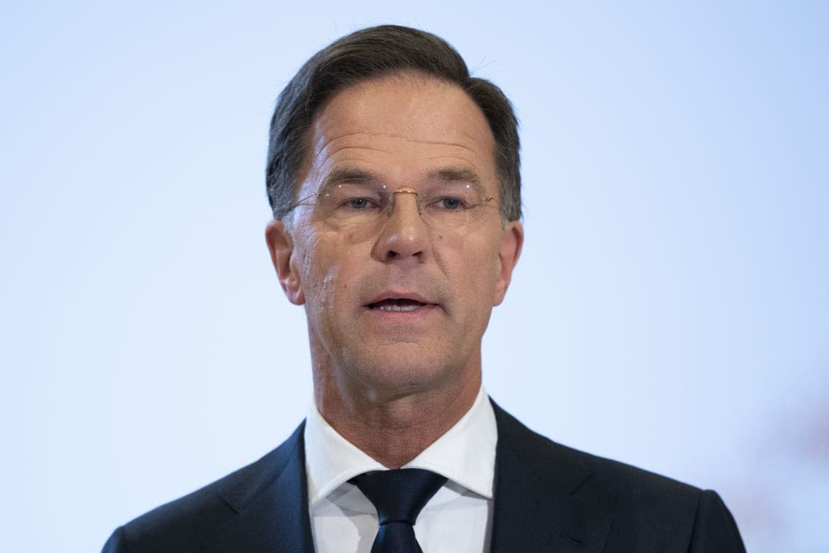 Dutch Prime Minister Mark Rutte apologized on behalf of his government for the Netherlands’ historical role in slavery and the slave trade at the National Archives in The Hague, Monday, Dec. 19, 2022. (AP Photo/Peter Dejong)
