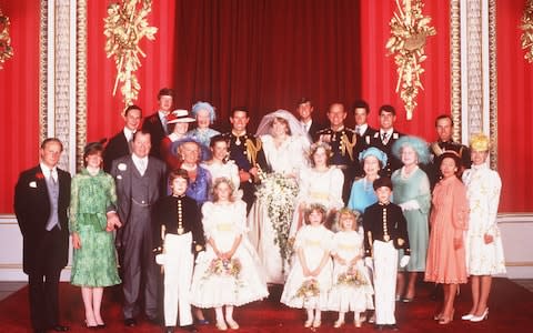 The wedding of Prince Charles and Princess Diana - Credit:  Lord Lichfield