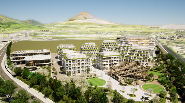 Toyota will move 2,000 'lab rats' into the Woven City, ranging from families to retired couples and retailers to scientists before more residents will be invited to join. The site of the new-age experiment is at the foot of Mout Fuji - an active volcano that last erupted 300 years ago.