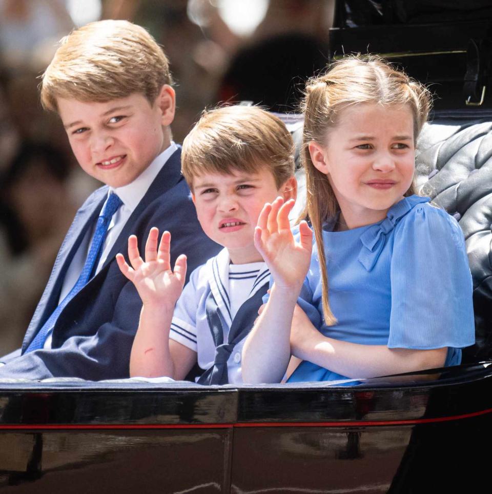 Il principe George di Cambridge, il principe Louis di Cambridge e la principessa Charlotte