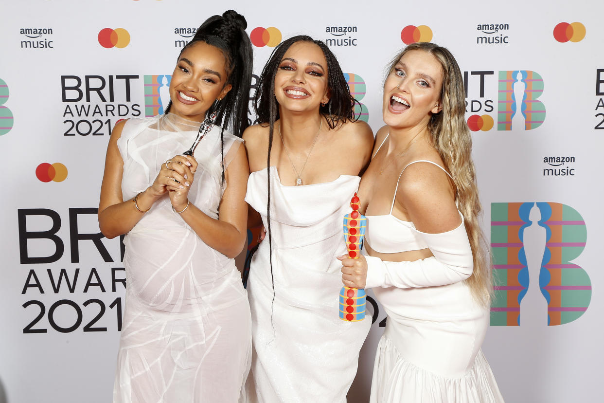 The band (which also includes Jade Thirlwall and Perrie Edwards) have spoken out against sexism in the media and music industries. (Getty Images)