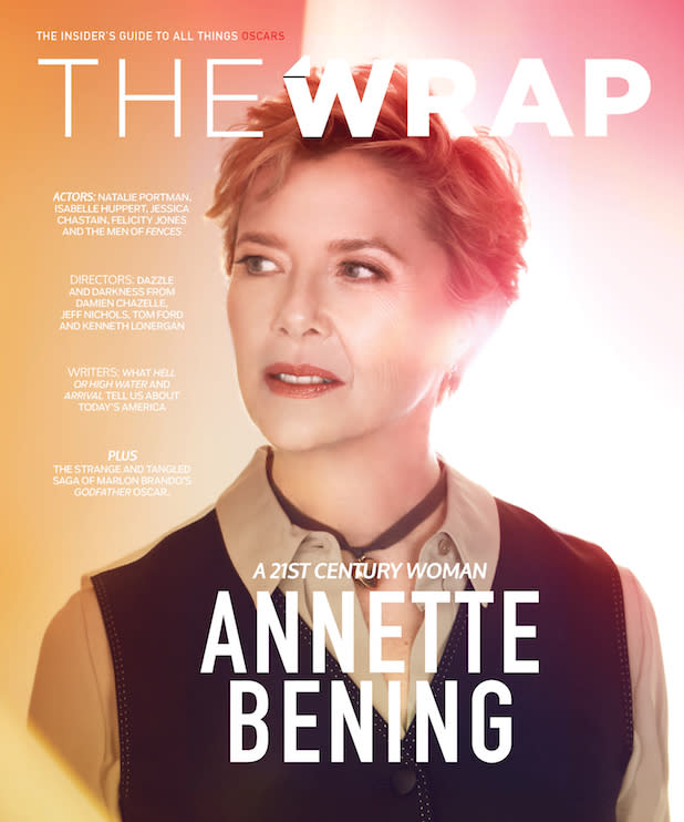 OscarWrap Annette Bening cover