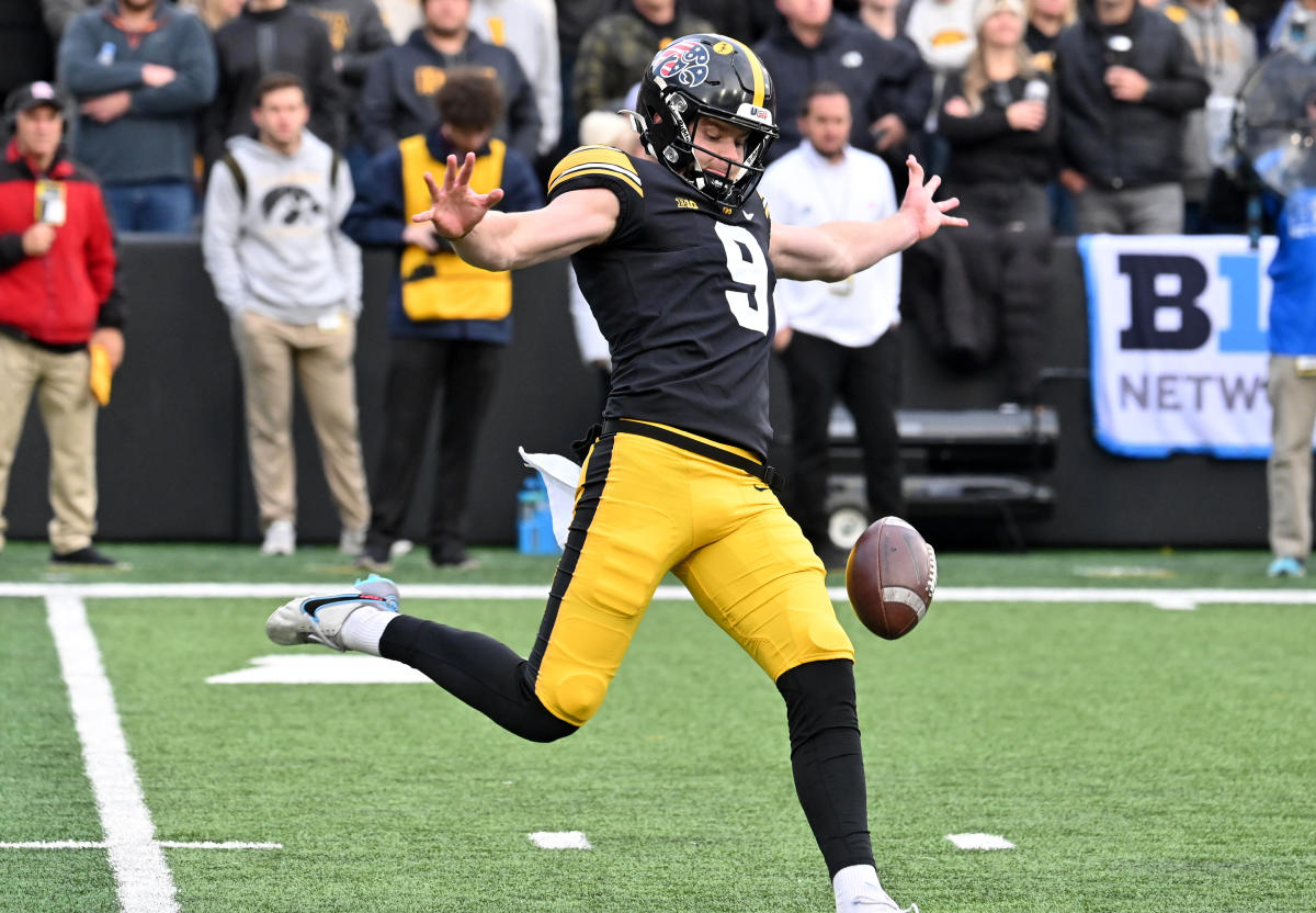 Iowa Punter Tory Taylor Selected by Bears in 4th Round of NFL Draft