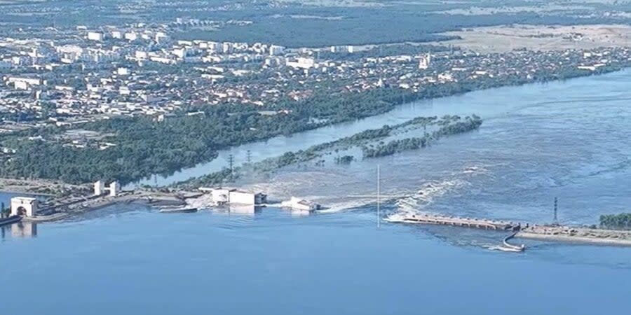 On June 6, Russian troops blew up the Kakhovskaya HPP