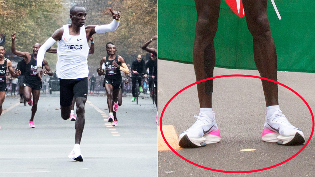 Marvel nødsituation marxistisk Nike shoes to be banned after Eliud Kipchoge marathon record