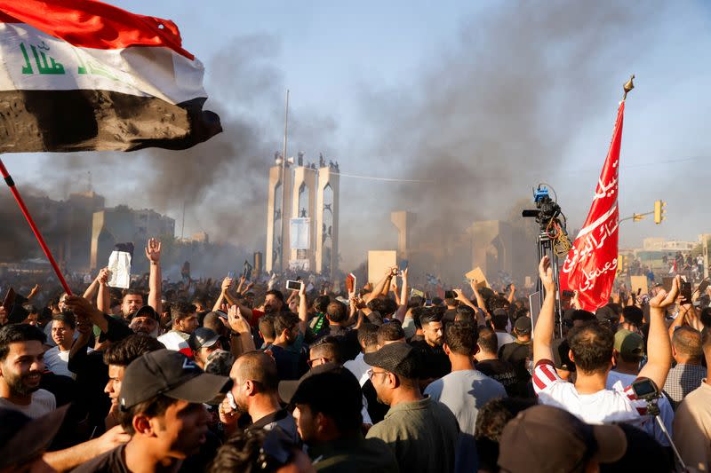 Protest in Baghdad following Koran burning in Sweden