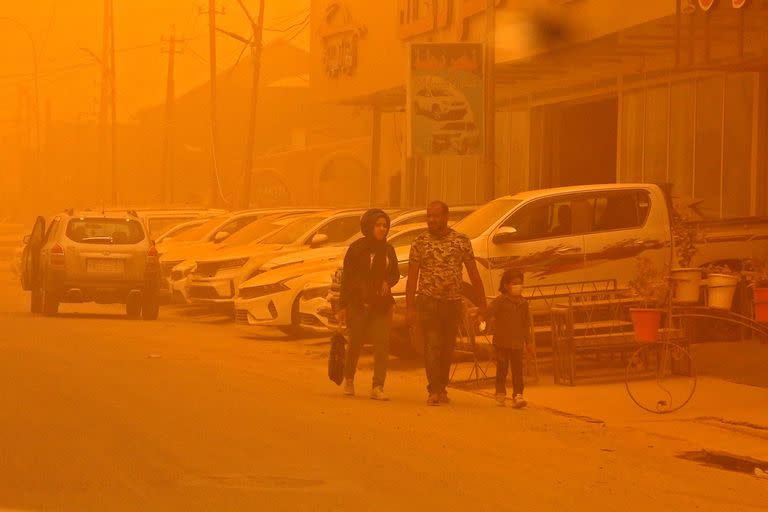 Tormenta de arena; irak; Bagdad; mundo; fotos del día;