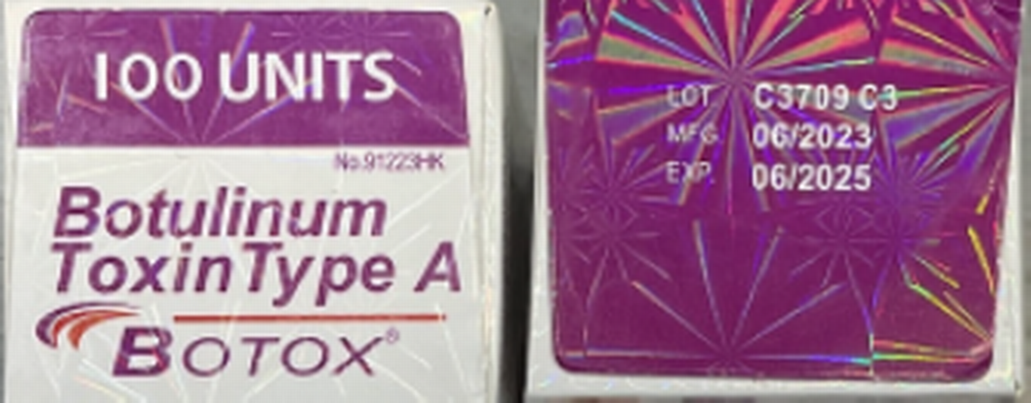 That lot number is a telltale sign of counterfeit Botox, according to the FDA.