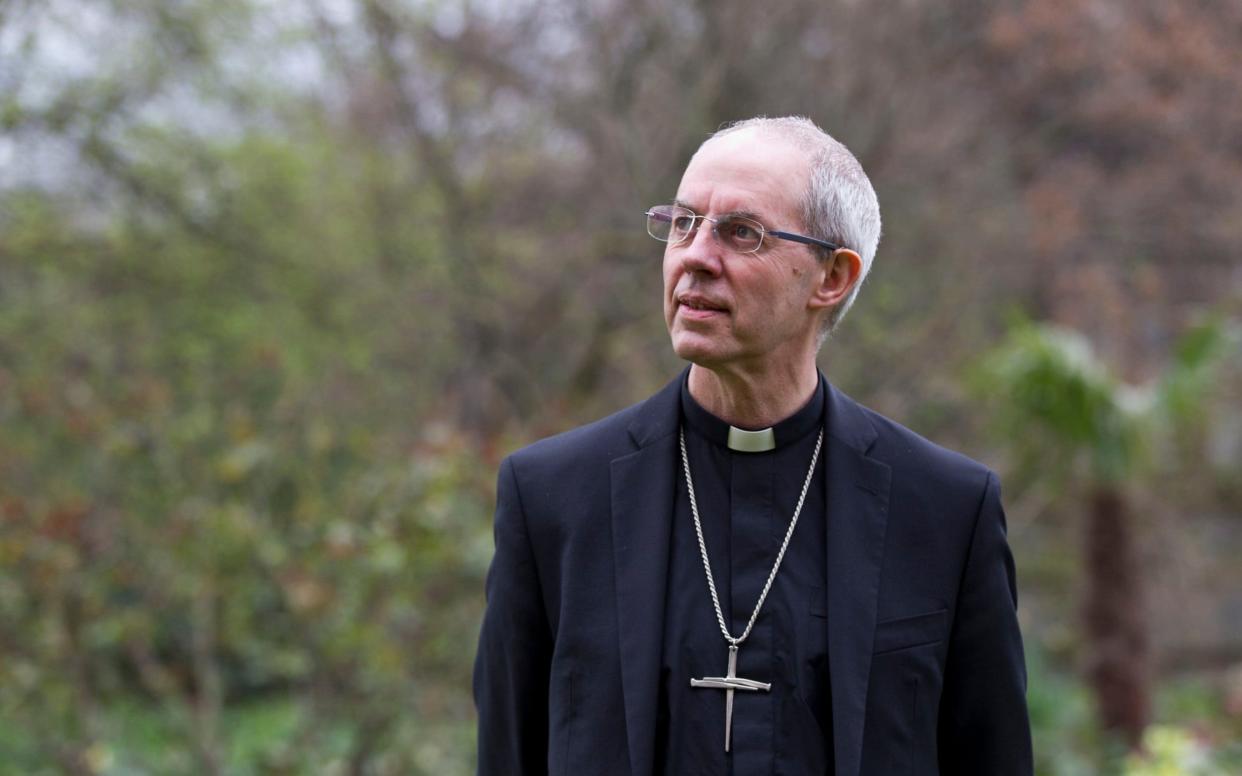 The Archbishop of Canterbury Justin Welby: 'I think as I am getting older I am realising it does come from time to time' - Copyright Â©Heathcliff O'Malley , All Rights Reserved, not to be published in any format without p