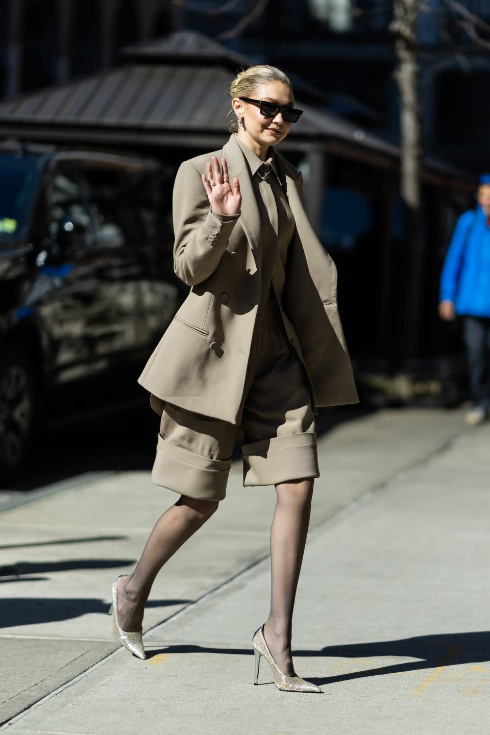 new york, new york february 27 gigi hadid is seen in noho on february 27, 2023 in new york city photo by gothamgc images