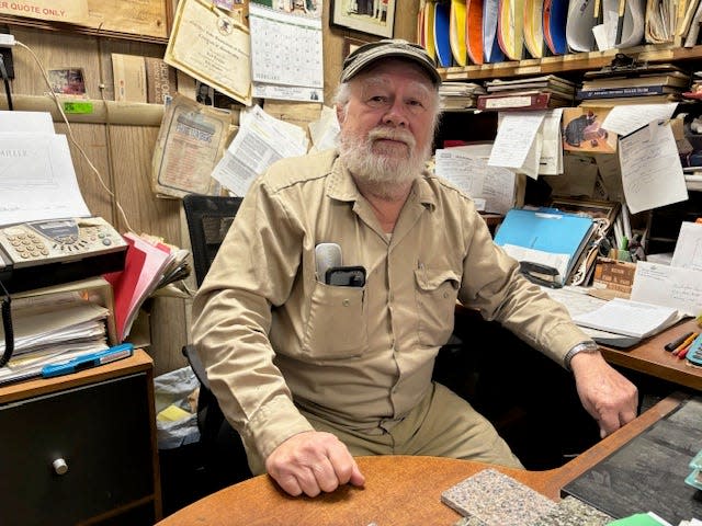 Leo LeClair's cluttered office contains more than 69 years of documents related to his fifth generation family business.