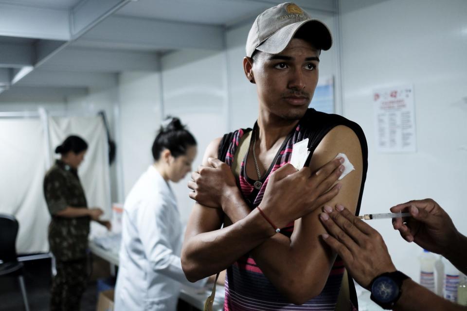 free measles vaccine campaign in Venezuela.JPG