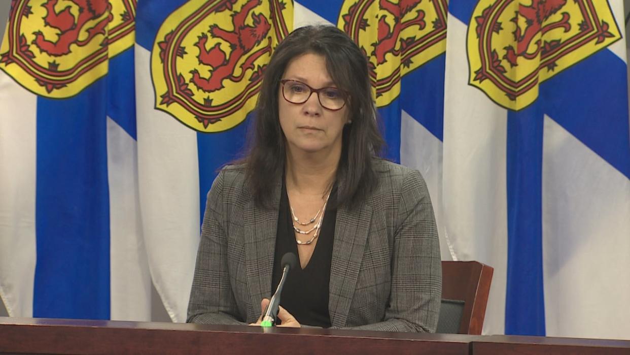 Health Minister Michelle Thompson says her government's efforts to attract and retain health-care workers continues, but it's an issue facing systems across the country. (CBC - image credit)