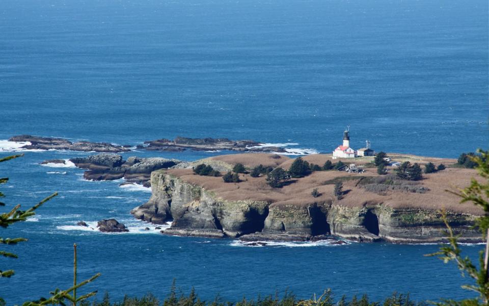 Cape Flattery Lighthouse on Tatoosh Island in the northwesternmost corner of Washington State