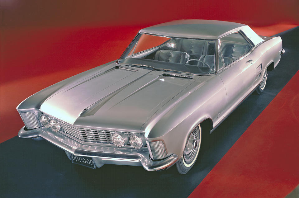 <p>So when Mitchell conceived his “<strong>American Ferrari</strong>” in the 1963 Buick Riviera, it became a skyscraper to Italy’s bell tower. It was an enormous hardtop coupé with a 6.6-litre V8 engine, admittedly beautifully styled, but a turnpike cruiser and not a sports car. It wafted along like a bed at the Beverly Hills Hotel, with vague steering and even vaguer brakes. Rolling sculpture for sure, but no Ferrari.</p>