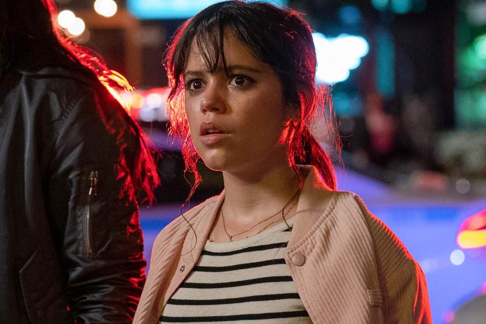 Melissa Barrera (“Sam Carpenter”), left, and Jenna Ortega (“Tara Carpenter”) stars in Paramount Pictures and Spyglass Media Group's "Scream VI."