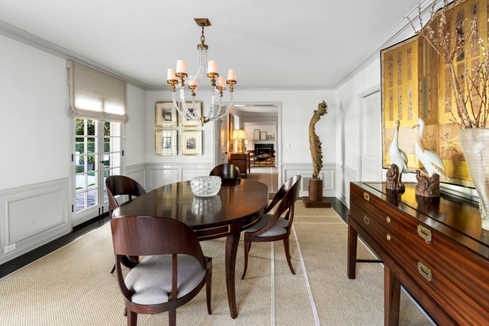 A lovely formal dining area. Paul Barnaby