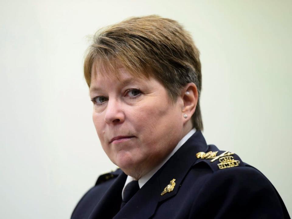 RCMP Commissioner Brenda Lucki appears at a House of Commons Standing Committee on Public Safety and National Security in Ottawa on Monday, May 7, 2018. (Sean Kilpatrick/The Canadian Press - image credit)
