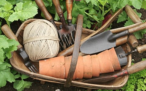 Old Garden hand tools