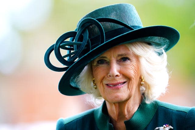 The Queen at Ascot (John Walton/PA)