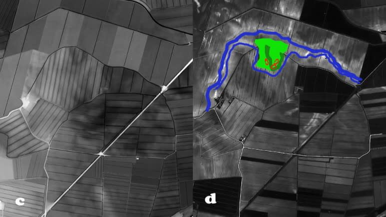 A lidar image of Verona in Italy.