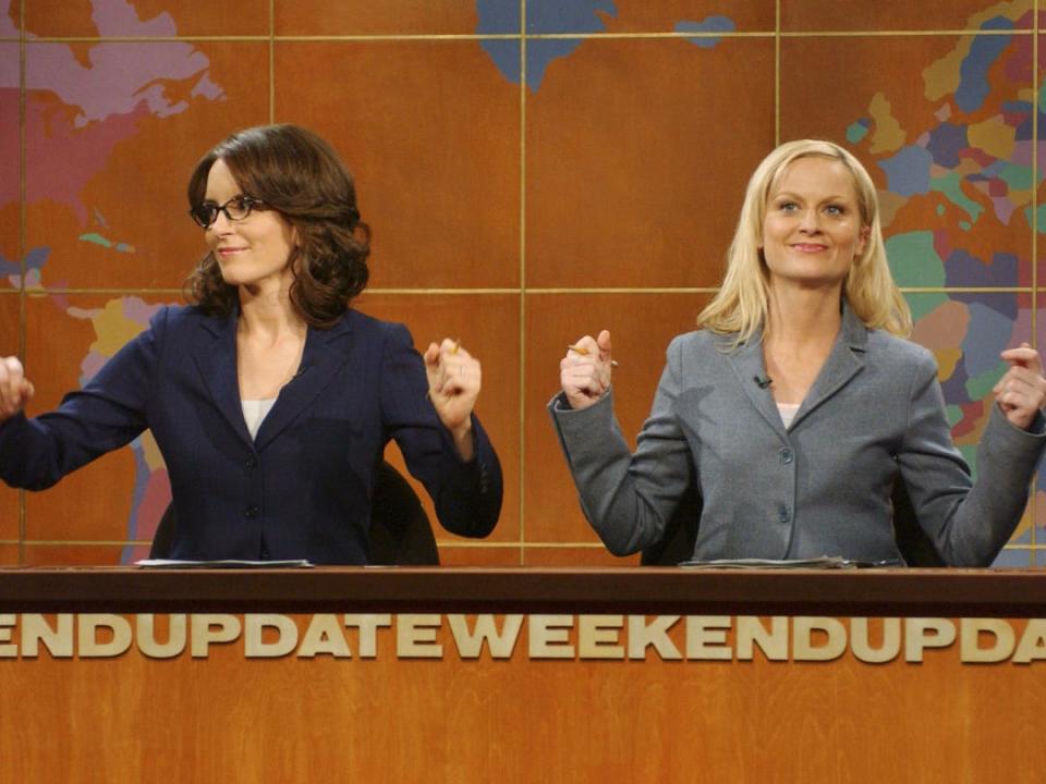 amy poehler tina fey weekend update snl saturday night live