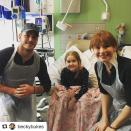 <p>Pratt and Bryce Dallas Howard took a break from filming the <em>Jurassic World</em> sequel to surprise patients at a children’s hospital. Said the actor, “Bryce and I had the tremendous pleasure of spending some time with our new buddy Elle and a few other patients at Great Ormond Street Children’s Hospital in London. I’ll never fail to be moved by the unbreakable spirit of a child.” (Photo: <a rel="nofollow noopener" href="https://www.instagram.com/p/BT31FFiDWgB/" target="_blank" data-ylk="slk:Chris Pratt via Instagram;elm:context_link;itc:0;sec:content-canvas" class="link ">Chris Pratt via Instagram</a>) </p>