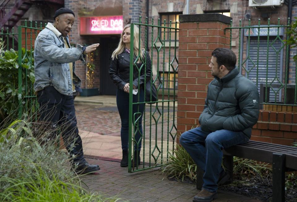 sarah barlow, ed bailey, damon, coronation street