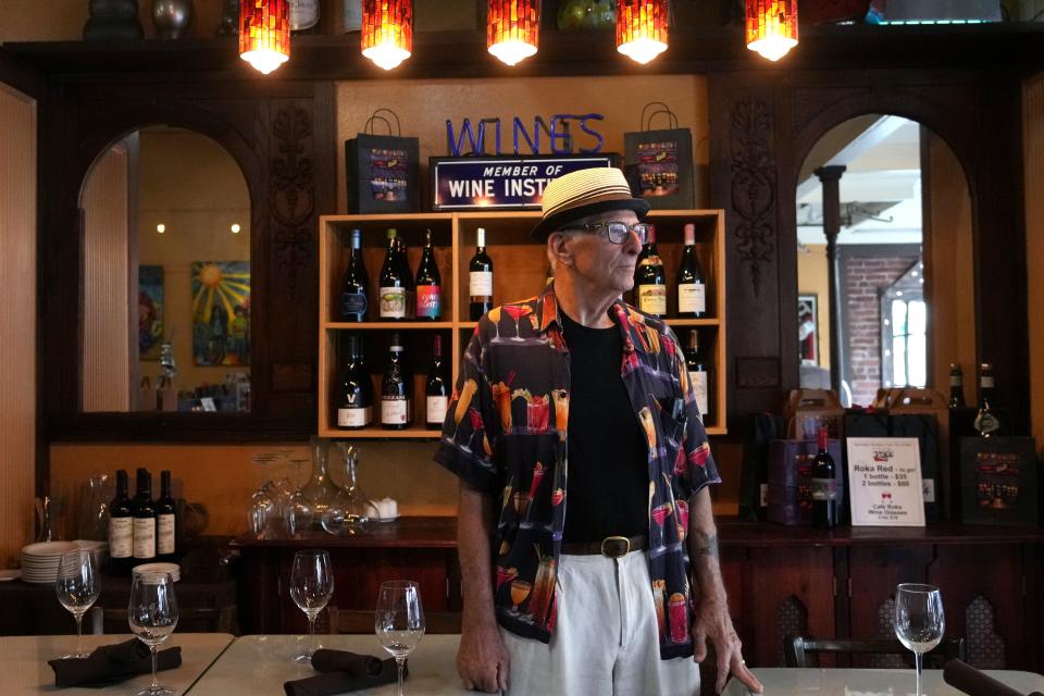 Longtime Café Roka employee Fred Miller created cocktails behind the bar of the restaurant. “It’s a big city restaurant in a small town. It’s a very culturally aware town, there are a lot of artists here. (Café Roka) became a destination restaurant. … it has been an integral part of the community," Miller said.