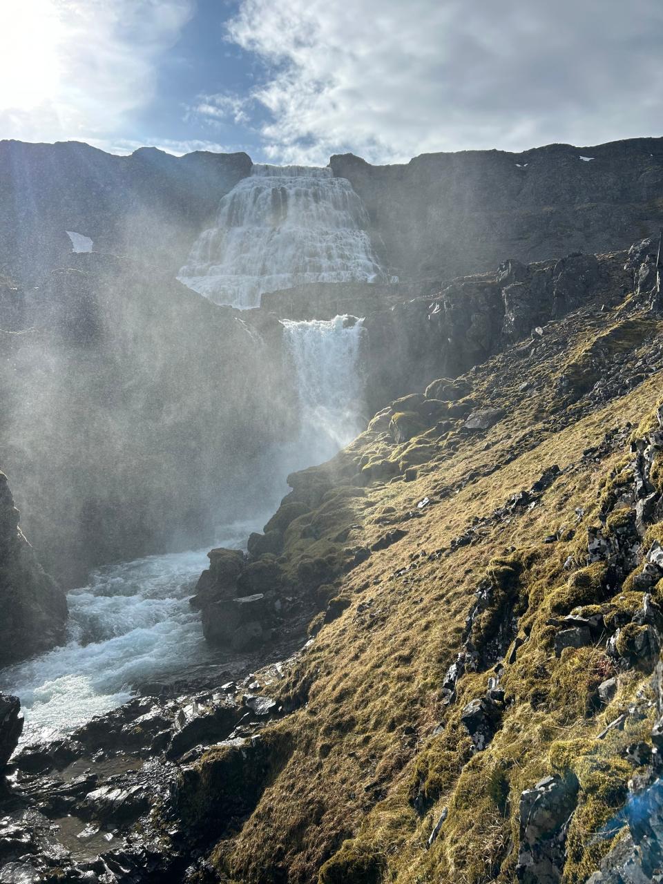 Gljúfurárfoss Waterfall in Iceland.