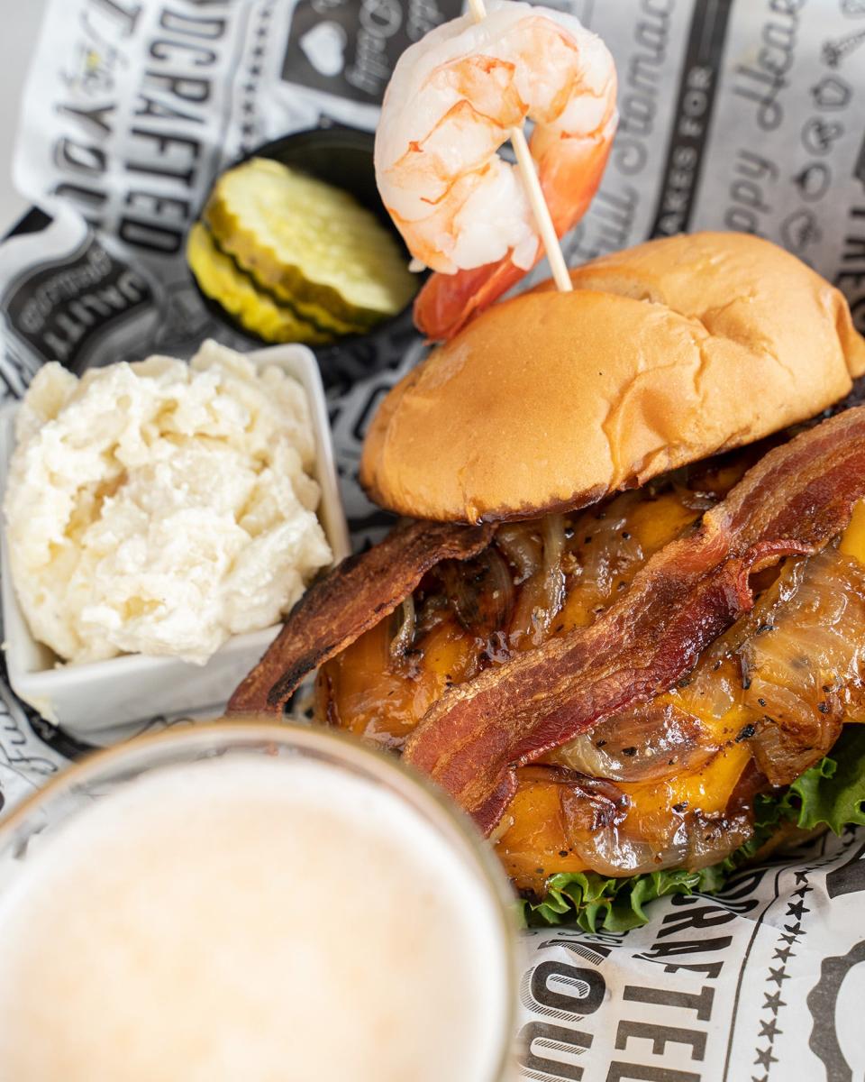 Quahog Republic Whaler's Tavern has the Island Island Burger waiting for you.