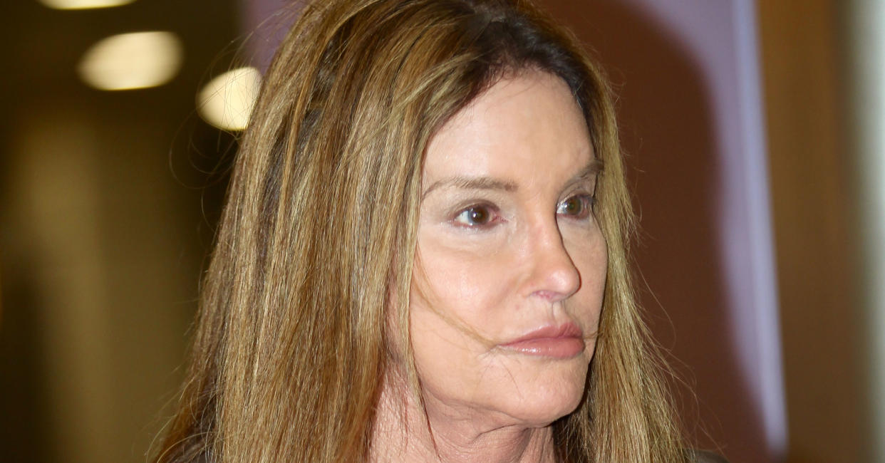 Caitlyn Jenner arrives in London, August 16.